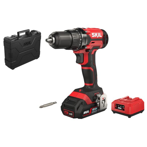 SKIL RED DD1E3008GA akkus fúró-csavarbehajtó 1x2,0Ah 20 V + koffer 